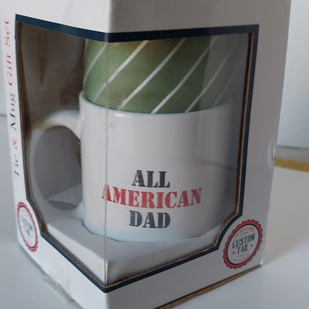 Tie and Mug gift set for Dad